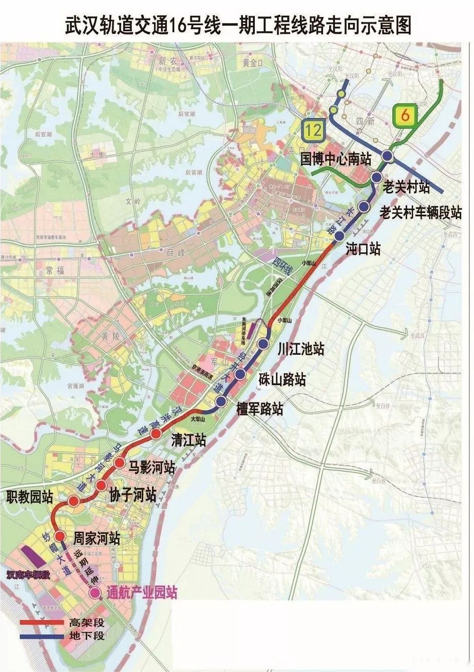 武汉地铁16号线最新线路图，城市发展的脉络与未来展望